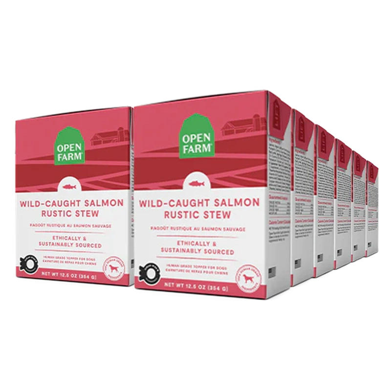 Open Farm Wild Caught Salmon Rustic Stew 12.5oz Edmonton Raw Dog Food