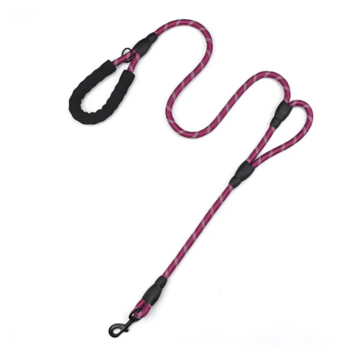 Reflective Rope Leash with Double Handle 6ft