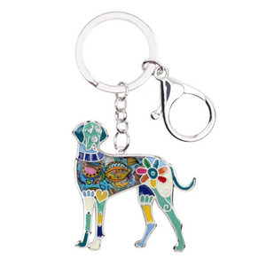 Mosaic Dog Keychains - Various Breeds