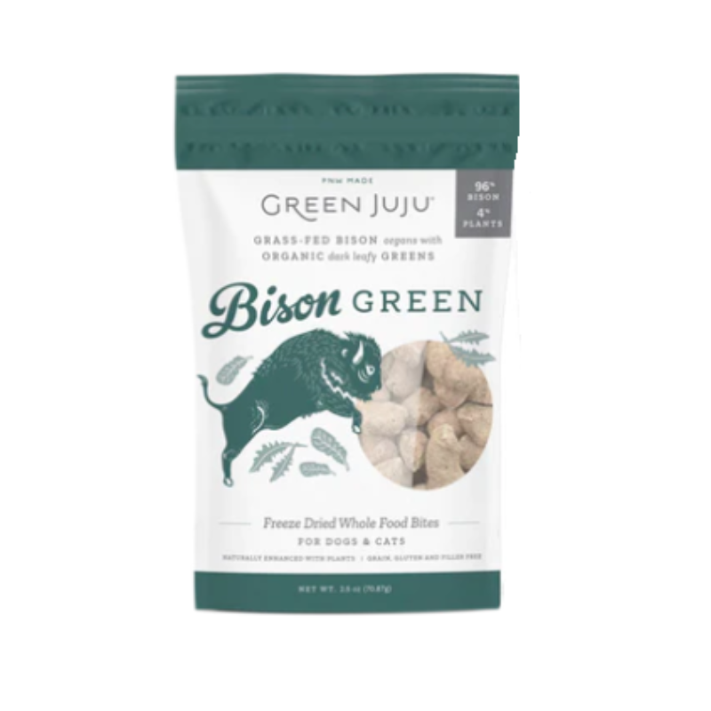 Green Juju Bison Green Freeze Dried Whole Food Bites 3oz Edmonton
