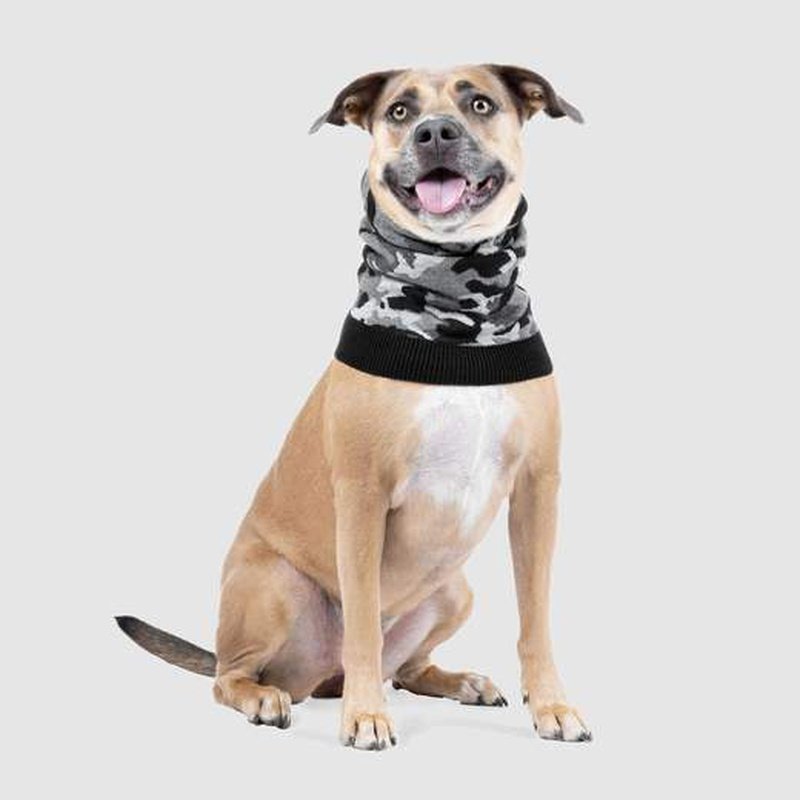 Northern Knit Snood Black Camo Poochie Moochie Pet Store West