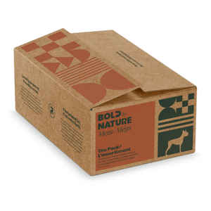 Bold by Nature Dog Mega Raw Variety Box Chicken Free Patties 24 lb