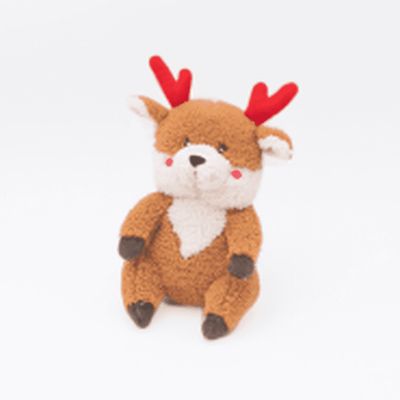 ZippyPaws Holiday Cheeky Chumz Reindeer