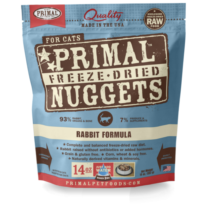 Primal Cat Freeze Dried Rabbit 14oz