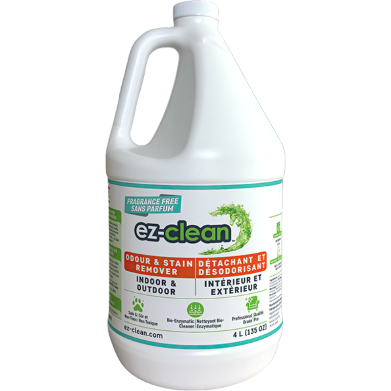 Ez-Clean Odour & Stain Remover Fragrance Free Jug 4L