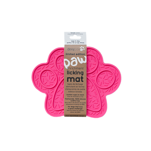 Dexypaws Lick Mat Pink Paw