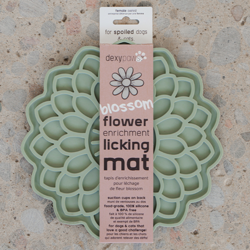 Dexypaws Dog Enrichment Lick Mat Blooming Blossom