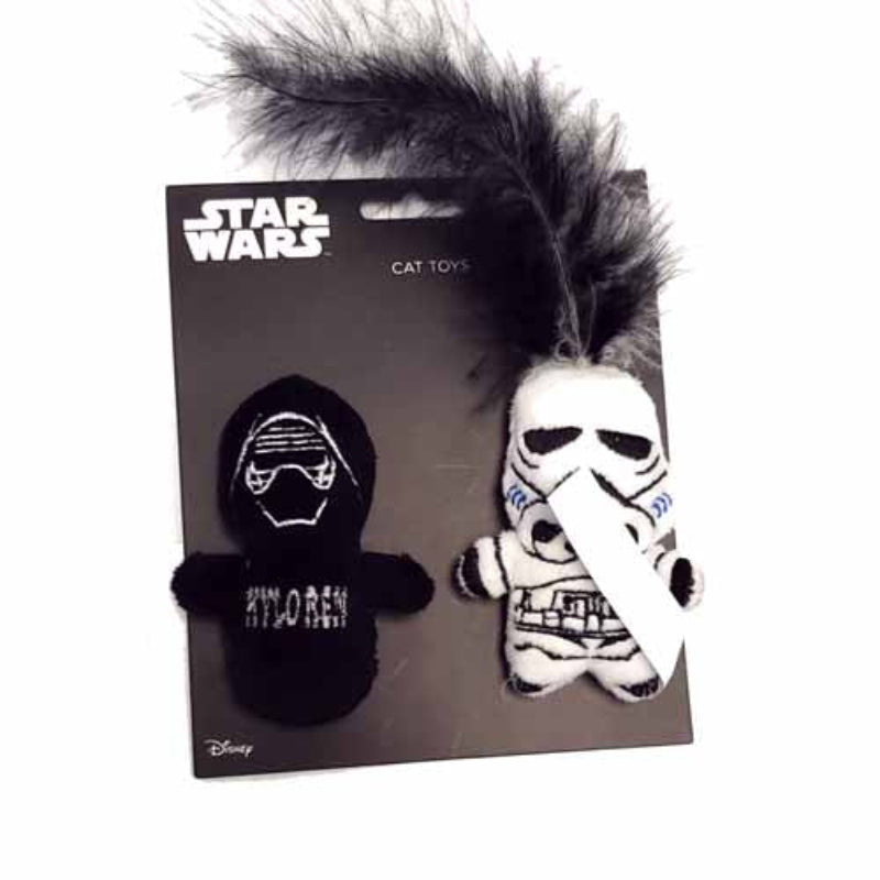 Star Wars Kylo-Ren and Trooper Cat Toy (with Catnip) 2 pk