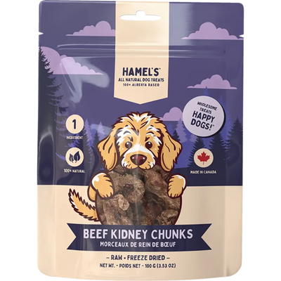 Hamel's Dog FD Beef Kidney Chunks 100g