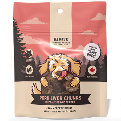 Hamel's Dog FD Pork Liver Chunks 55g