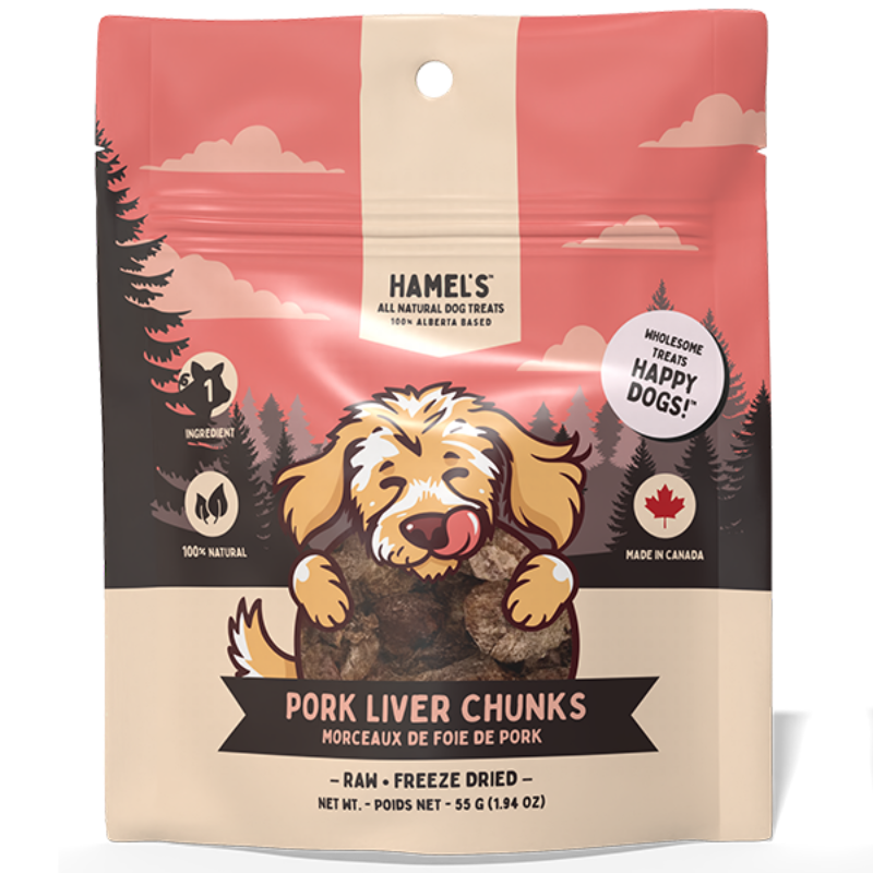 Hamel's Dog FD Pork Liver Chunks 55g