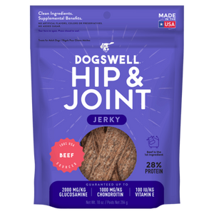 Dogswell Hip & Joint Beef Jerky Treats 10oz