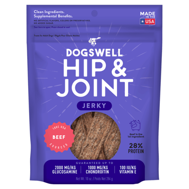 Dogswell Hip & Joint Beef Jerky Treats 10oz