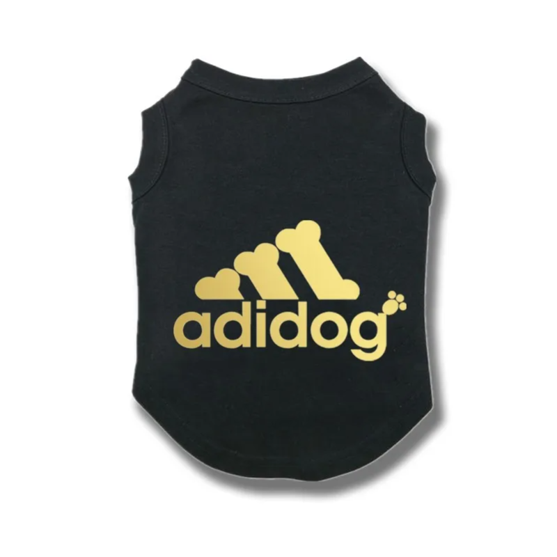 Adidog Sports Vest Reflective Lettering
