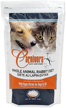 Carnivora Rabbit Frozen Raw Food 4LB or 24LB
