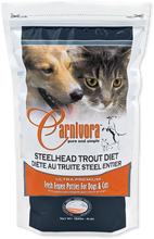 Carnivora Steelhead Trout Frozen Raw Food 4LB or 24LB