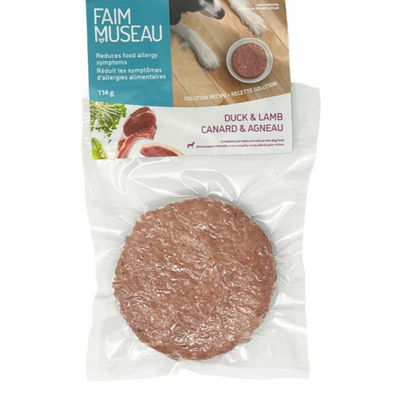 Faim Museau Single Patty Duck & Lamb 114g