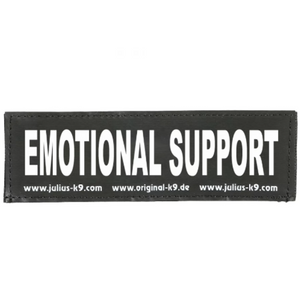 Julius K9  "Emotional Support"  Large / Small Harness Labels