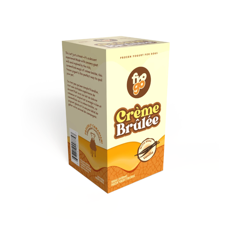 Frozen Goat Creme Brulee 300mL