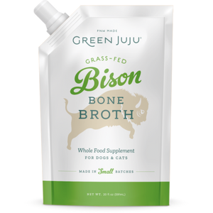 Green Juju Dog/Cat Bone Broth Bison 20oz