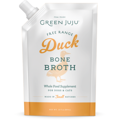 Green Juju Dog/Cat Bone Broth Duck 20oz