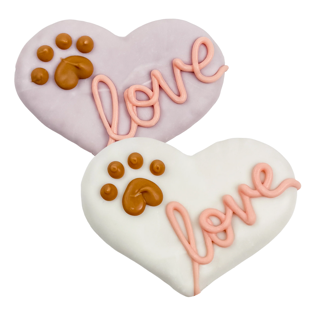 Bosco & Roxy Love Hearts Valentine’s Day Dog Cookies