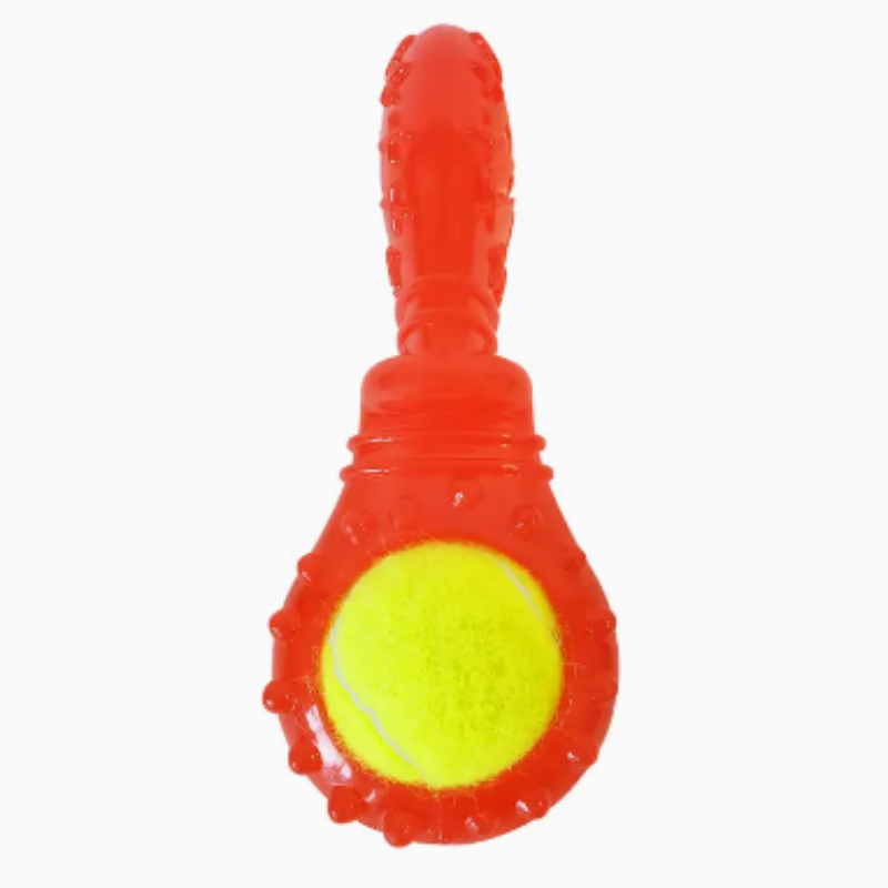 2 in 1 Squeaky Tennis Ball Chew Toy Poochie Moochie Pet Store West Edmonton