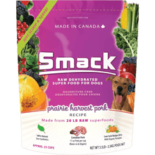 Smack Prairie Harvest Pork Dehydrated Dog Food - 2 sizes