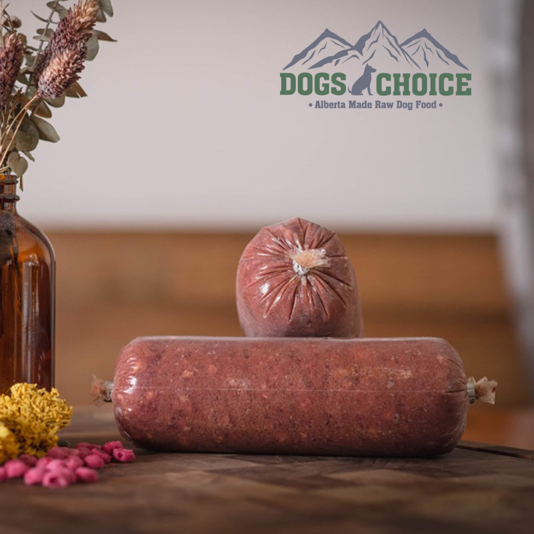 Dogs Choice Doggy Moggy Beef Bison Combo Frozen Raw Dog Food