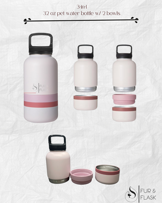 Fur & Flask  3-in-1, 32 oz Bottle
