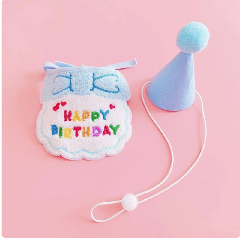 Birthday Bib & Hat Set
