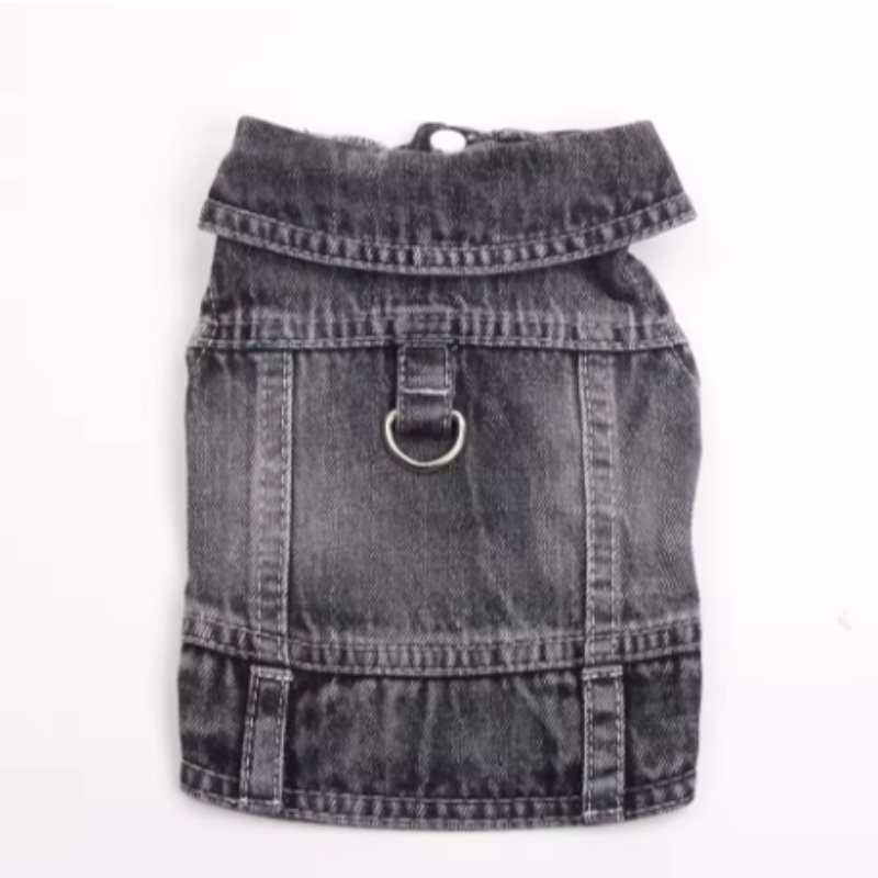 Black Denim Vest