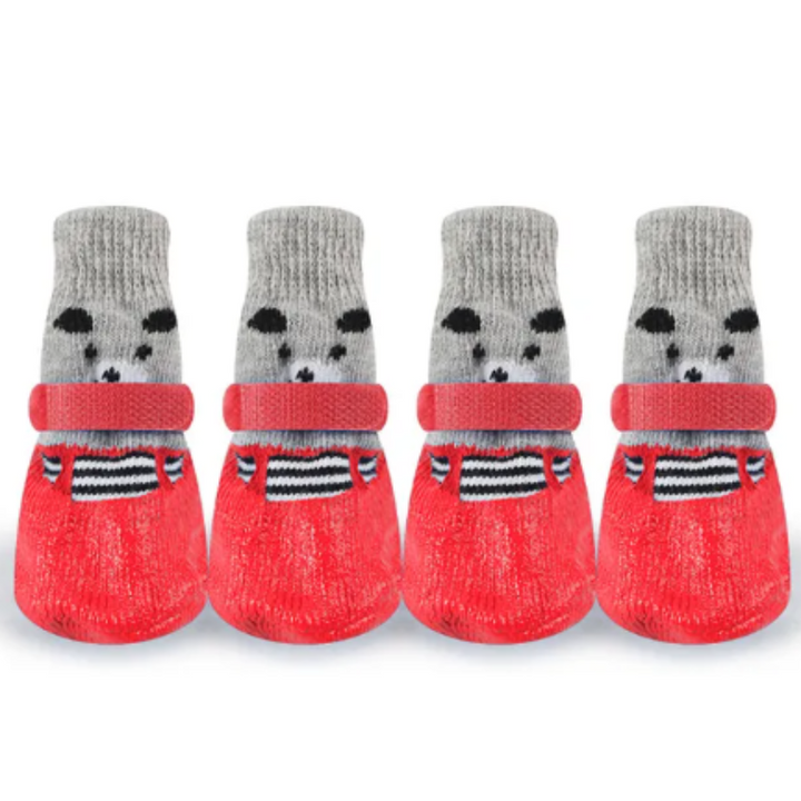 Rubber Soled Sock with Strap