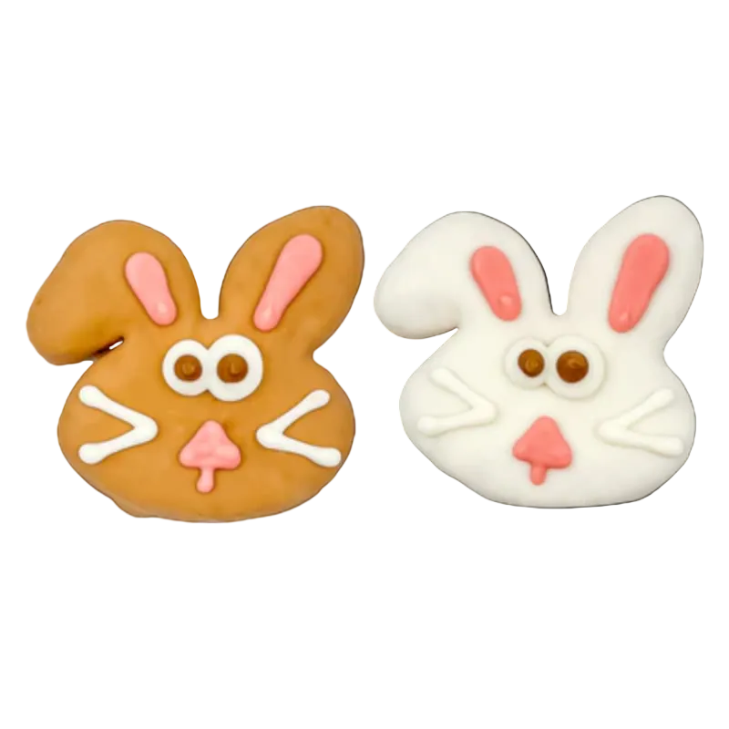 Bosco & Roxy Ear-Resistable Bunnies Easter Cookie