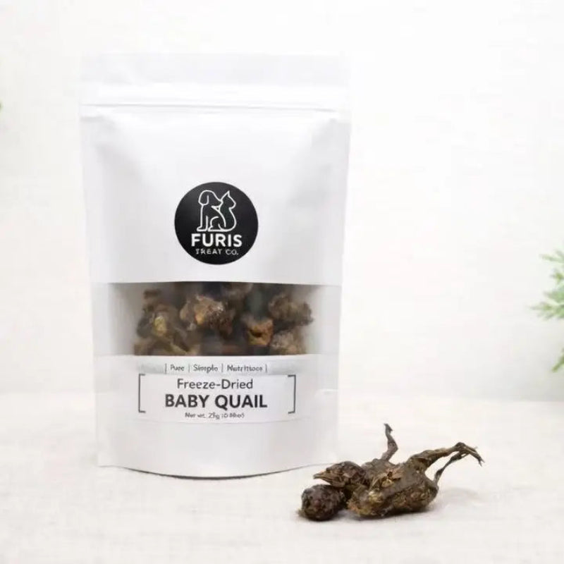Furis Treat Co. Dehydrated Baby Quail 25g