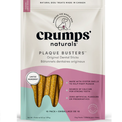 Crumps' Naturals Dog Plaque Busters Original - 10pk