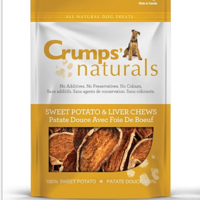 Crumps' Naturals Dog Sweet Potato & Liver Chews
