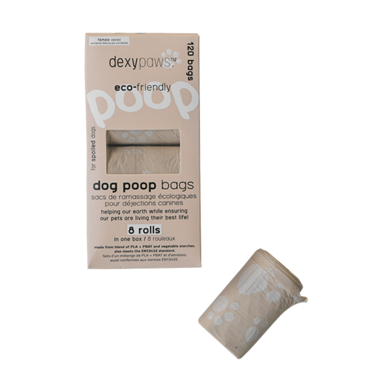 Dexypaws Biodegradable & Compostable Poop Bags 120 ct