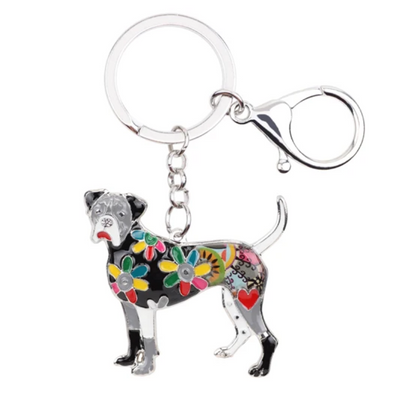 Flowers Boxer Keychain