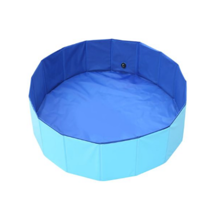 Foldable Dog Pool - Red or Blue