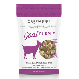 Green JuJu Dog/Cat Whole Food Bites Goat 3oz