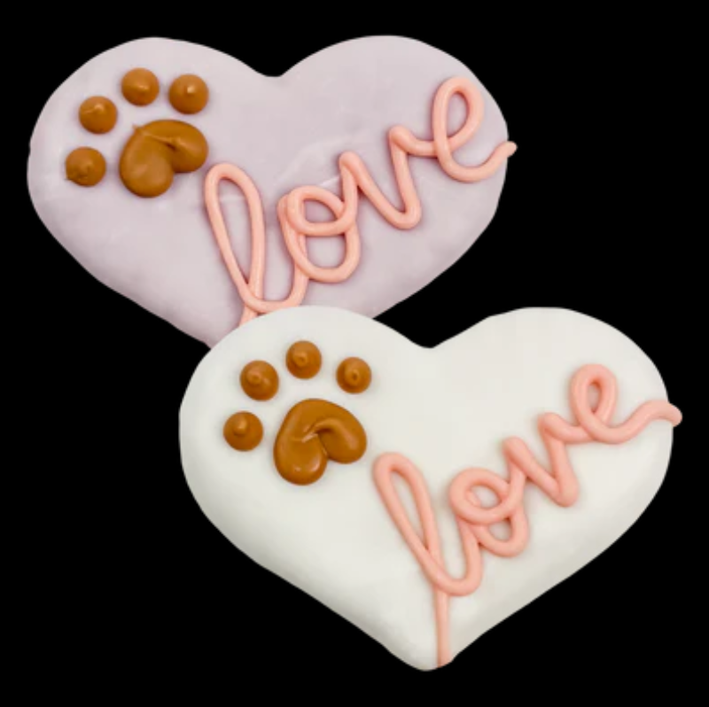 Bosco & Roxy Valentine's Day Love Hearts Cookies