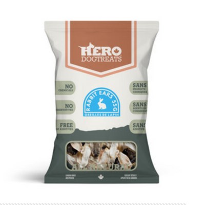 Hero DogTreats Rabbit Ears 55g