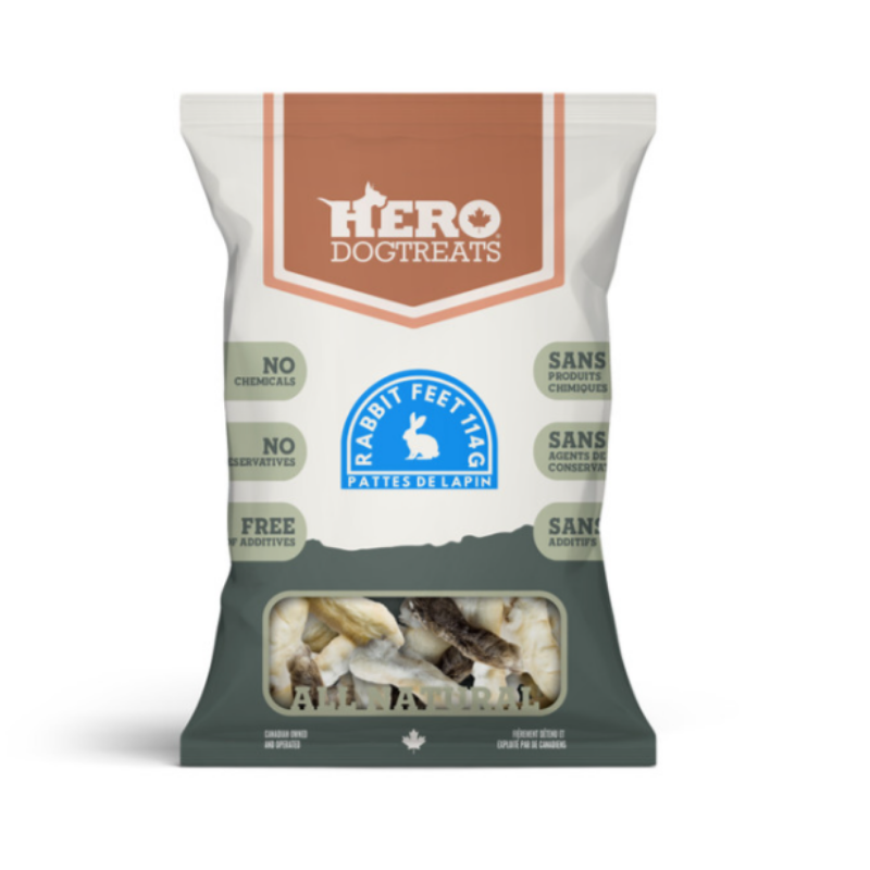 Hero DogTreats Rabbit Feet 114g