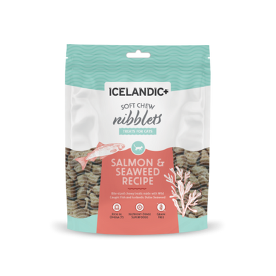 Icelandic Cat Nibblets Salmon & Seaweed 2.25oz