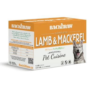 Back2Raw Complete Lamb & Mackerel 4x1lb