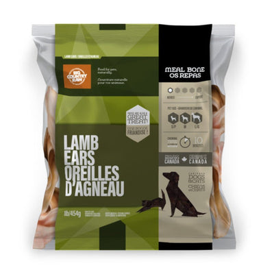 Lamb Ears Raw Frozen 1LB