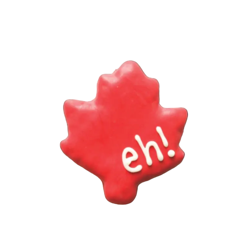 Bosco & Roxy Canada Day eh! Leaf Cookie