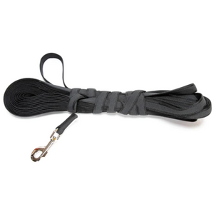 JULIUS K9 "SUPER GRIP"  Extra Long Leash Black 20mm - 10ft/3m