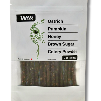 WAG Ranch Ostrich Meat Sticks 100g